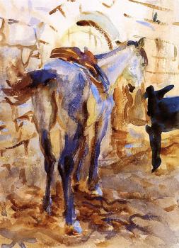 約翰 辛格 薩金特 Saddle Horse, Palestine 約翰 辛格 薩金特 Saddle Horse, Palestine